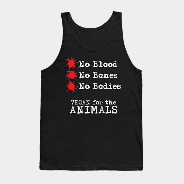 Go Vegan for the Animals Gift for Animal Rights Tank Top by sousougaricas